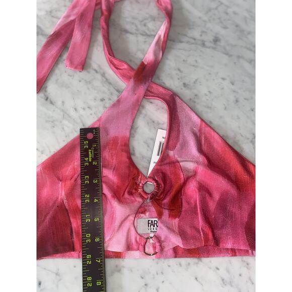 Farai London x Revolve Eko Pink Halter Top and Skirt Set - Picture 11 of 16